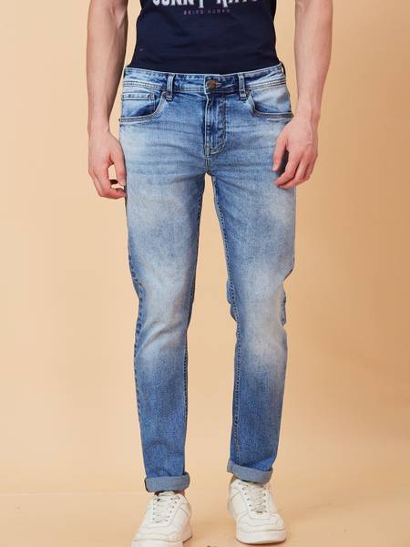 BEING HUMAN Slim Men Blue Jeans