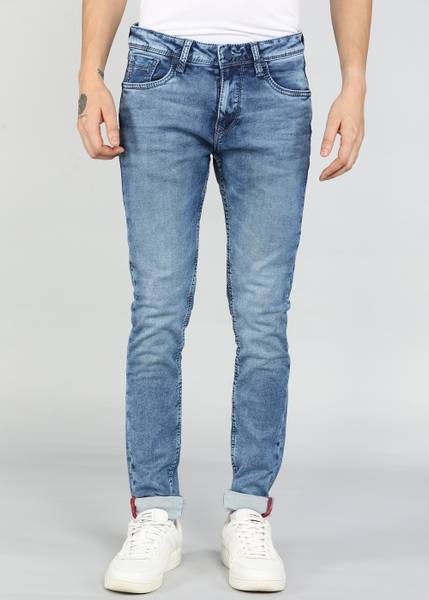 LAWMAN Skinny Men Light Blue Jeans