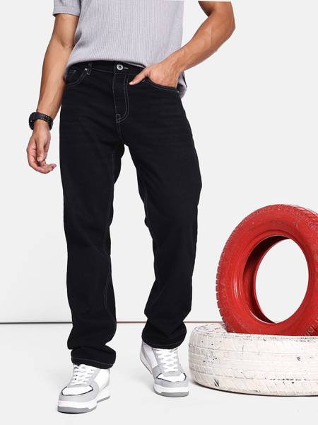 Roadster Relaxed Fit Men Black Jeans