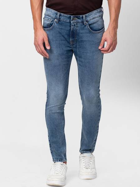 Spykar Slim Men Blue Jeans