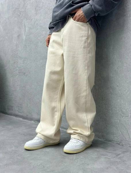 Zaba Denim Relaxed Fit Men Beige Jeans