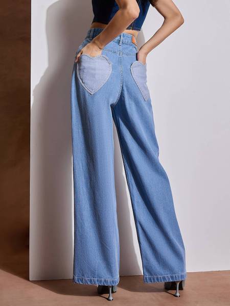 SASSAFRAS Straight Fit Women Blue Jeans