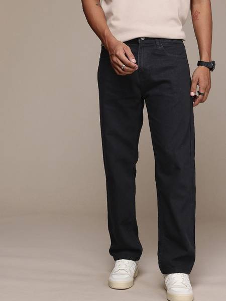 Roadster Straight Fit Men Black Jeans