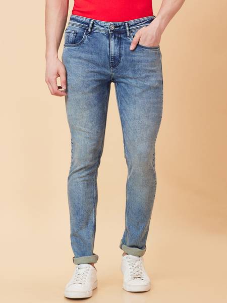 BEING HUMAN Slim Men Blue Jeans
