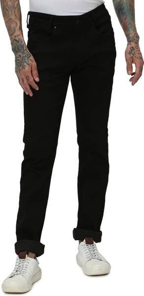 Mufti black jeans cheap price