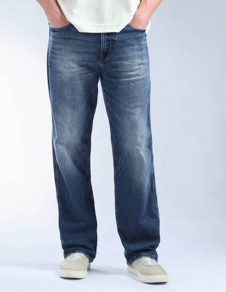 FLYING MACHINE Loose Fit Men Blue Jeans