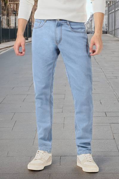 Urbano Fashion Slim Men Light Blue Jeans