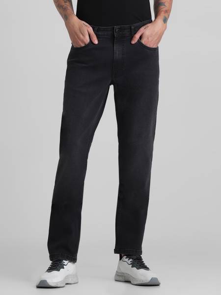 JACK & JONES Regular Men Black Jeans