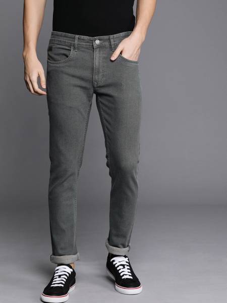 WROGN Regular Men Grey Jeans