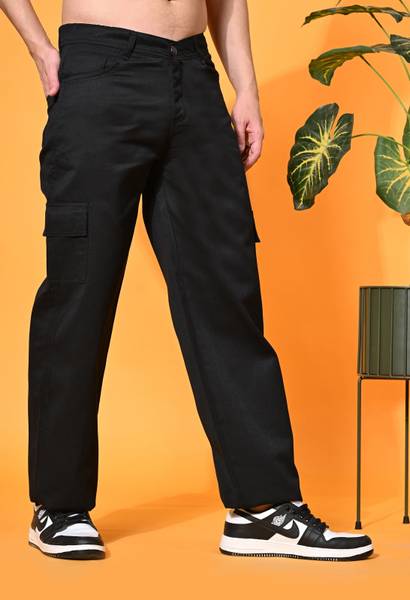 linaria Jogger Fit Men Black Jeans