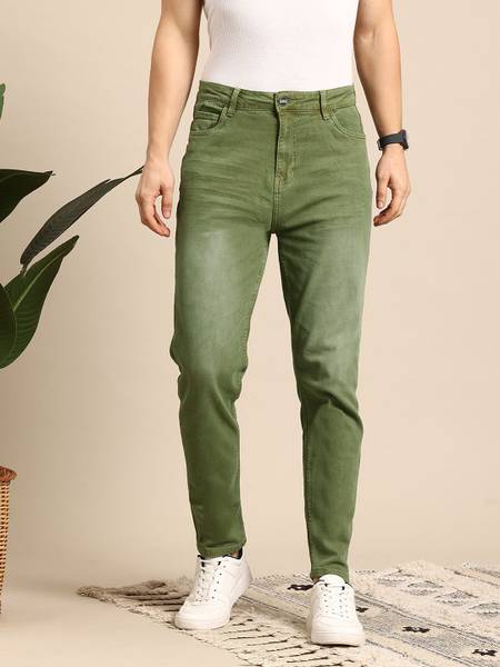 Mast & Harbour Regular Men Green Jeans