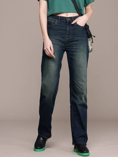 Roadster Straight Fit Women Blue Jeans