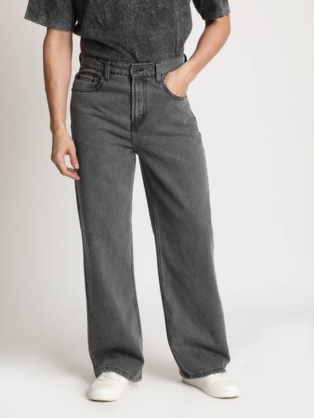 Roadster Boot-Leg Men Grey Jeans