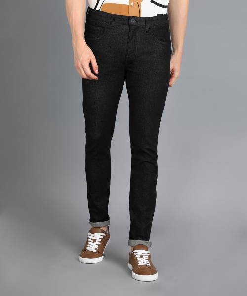 Urbano fashion slim 2025 men's black jeans