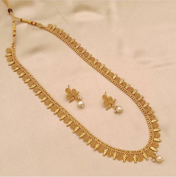 AARIYA Copper Gold-plated Gold Jewellery Set