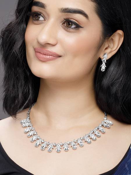 RUBANS Alloy Silver Silver Jewellery Set