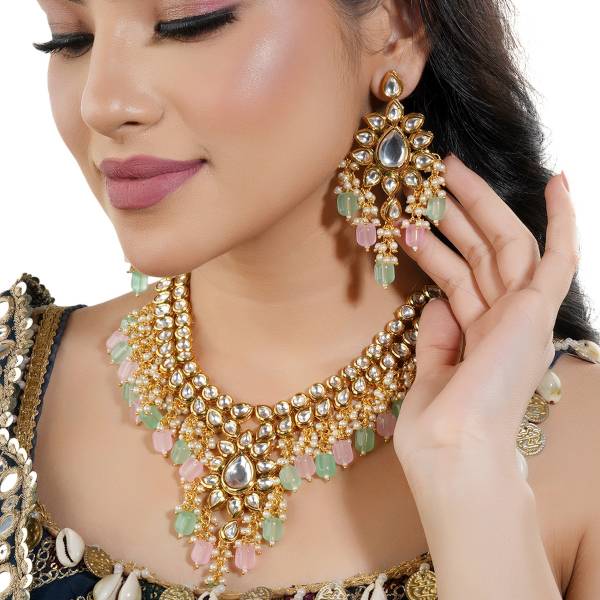 Sheetal Kart Brass Multicolor Jewellery Set