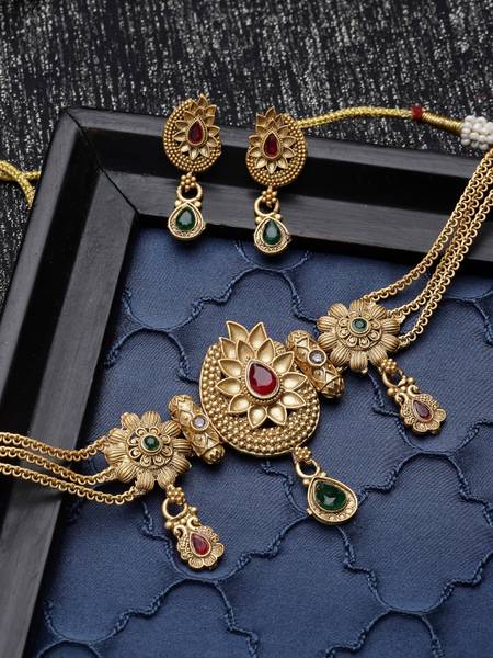Sukkhi Copper Gold plated Gold Jewellery Set Price History
