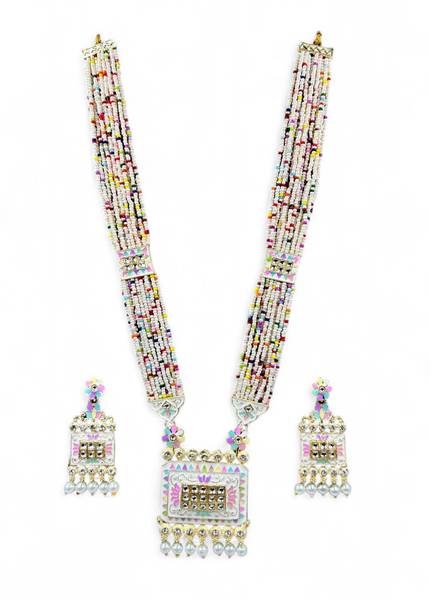 Antiquejewellry Mother of Pearl Gold-plated Multicolor Jewellery Set
