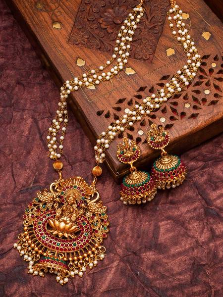 Vermont Brass, Copper Gold-plated Gold Jewellery Set