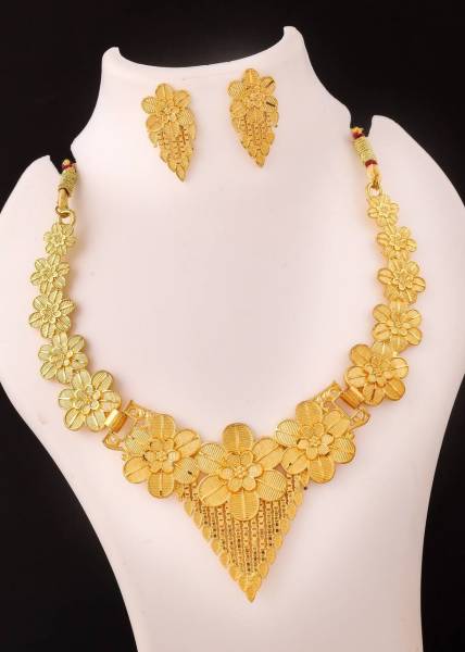 TAGADO Alloy Gold-plated Gold Jewellery Set
