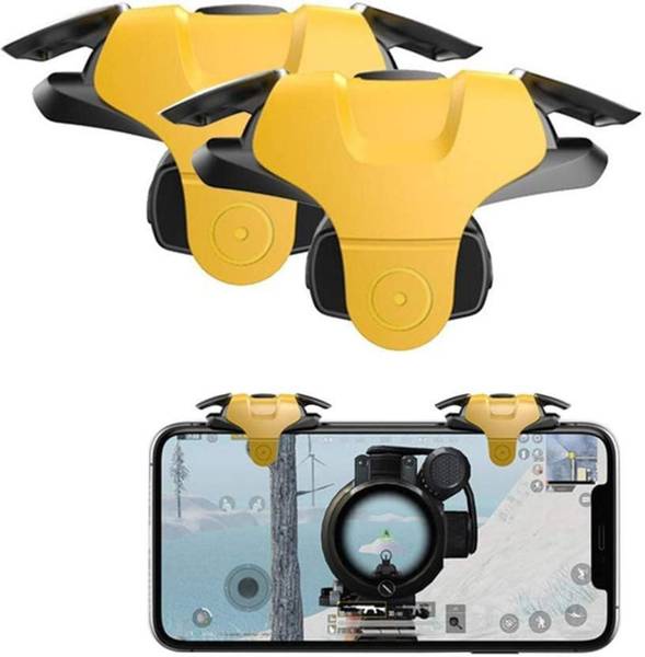 Mukul Yellow shark L1R1 Trigger Controller PUBG with DROPBOX Joystick