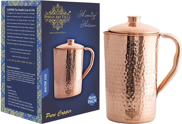 INDIAN ART VILLA 1.5 L Copper Water Jug