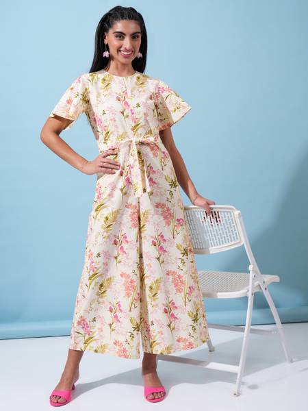 Tokyo Talkies Floral Print Women Jumpsuit