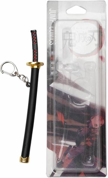 OFFO Demon Slayer Anime Tanjiro Kamado Katana Vintage Key Chain