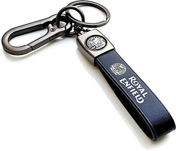 gtrp LEATHER KEYCHAINS AND KEYRINGS COMPATIBLE WITH CAR AND BIKES ( ROYAL ENFIELD Key Chain