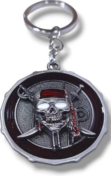 giftiny Pirates of the Caribbean skull spinner keychain Key Chain