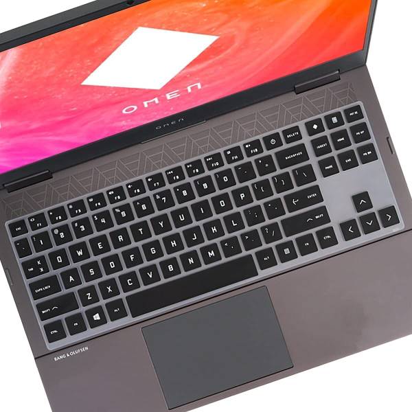 Saco 16.1 inch Protector Skin Silicone Keyboard Cover for 2022 HP Omen 16-n0050AX 16.1 Inch Laptop 16-n0079AX 16-n0054AX 16-C0136Ax Series Keyboard Sk...