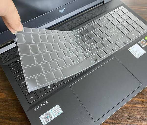KEYSKIN Premium Protector for HP Victus |Waterproof Skin (L - Code 32) Laptop Keyboard Skin