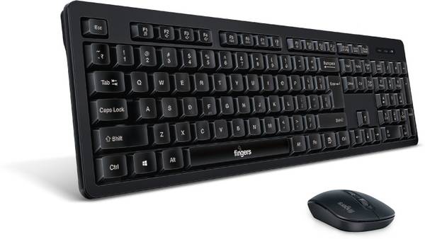 FINGERS Stellar Combo With Mouse Wireless Desktop Keyboard