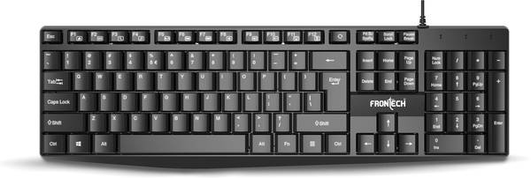 Frontech FT-1671 Wired USB Standard Desktop Keyboard Compatible with Desktop