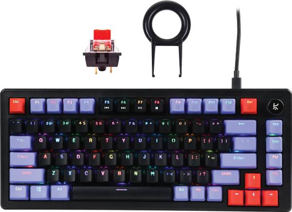 Kreo Hive RGB Gaming Mechanical Keyboard, RGB Keyboards, Braided Cable, Led Keyboard Wired USB Gaming Keyboard