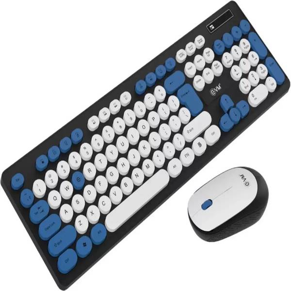 EVM ZONE WLKM-045 Wireless keyboard & Mouse Wireless Gaming Keyboard