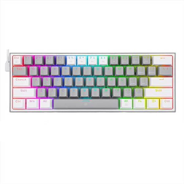 Redragon K617 Wired USB Standard Gaming Keyboard Compatible with Desktop, Laptop, Mac