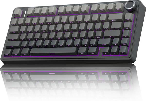 Aula F75 75% Keyboard 3 in 1 Gasket Hot Swappable Bluetooth, Wired USB, Wireless Laptop-size Gaming Keyboard