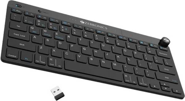 ZEBRONICS NWK-2 BLUETOOTH MINI KEYBOARD (KEYPAD X1) Bluetooth, Wireless Laptop-size Multi-device Keyboard