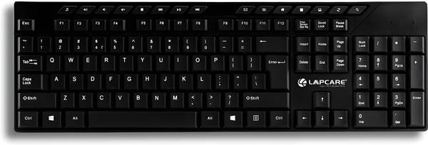 LAPCARE Alfa Keyboard 1 Wired USB Multi-device Keyboard