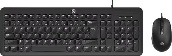 HP KM160 Wired Mouse and Keyboard Wired USB Multi-device Keyboard