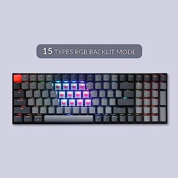 Keychron K4 Wireless Mechanical Keyboard Hot-swappable Bluetooth, Wireless, Wired USB Multi-device Keyboard