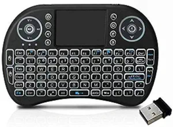 GUGGU BGF_867A_Mini Wireless Keyboard with Light with Attach, Mouse for pc, Tablets Wired USB Multi-device Keyboard