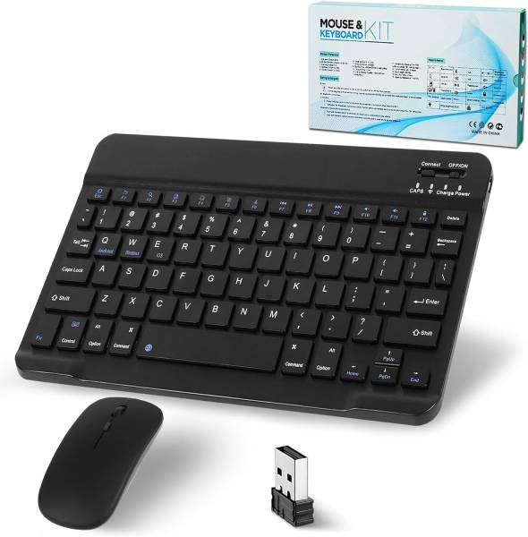 FKU Wireless Keyboard & Mouse For Android Windows PC Tablet Combo Set