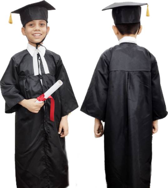Rudra Fancydress Convocation gown for kids | graduation gown & Cap for Kids Costume Wear