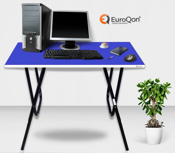 EuroQon Workstation Foldable Engineered Wood Computer Desk