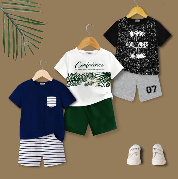 tarsier Baby Boys & Baby Girls Casual T-shirt Shorts