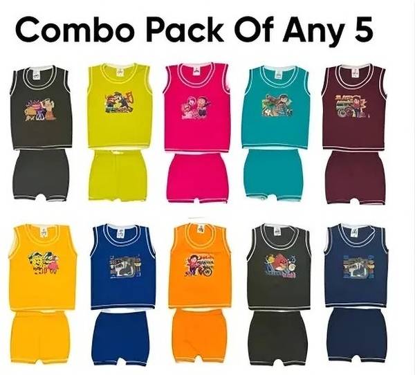 SHINING4 Baby Boys & Baby Girls Casual Top Shorts