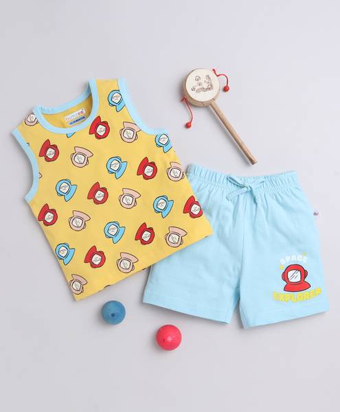 BUMZEE Baby Boys Casual T-shirt Shorts